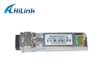 10G Dwdm Sfp Module 100KM Ethernet Optical Transceiver 17-61 Channels LC Connector