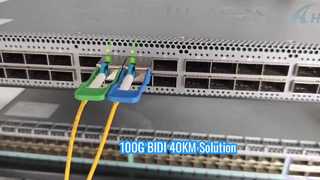 100G BIDI 40KM auf Juniper und Cisco Switch