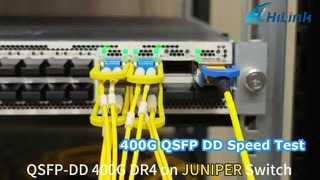 400G QSFPDD DR4 1310 nm 500 M auf Juniper Swirch