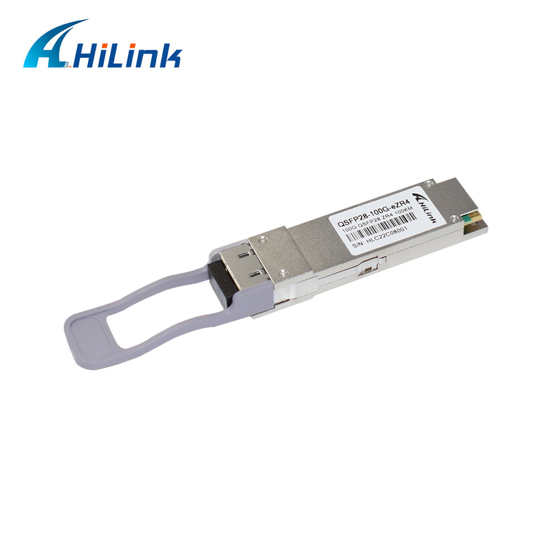Duplex LC-Anschlussbaugruppe QSFP28 100G 4*25G EZR4 100KM des Netz-5G Inspektion mit DDM