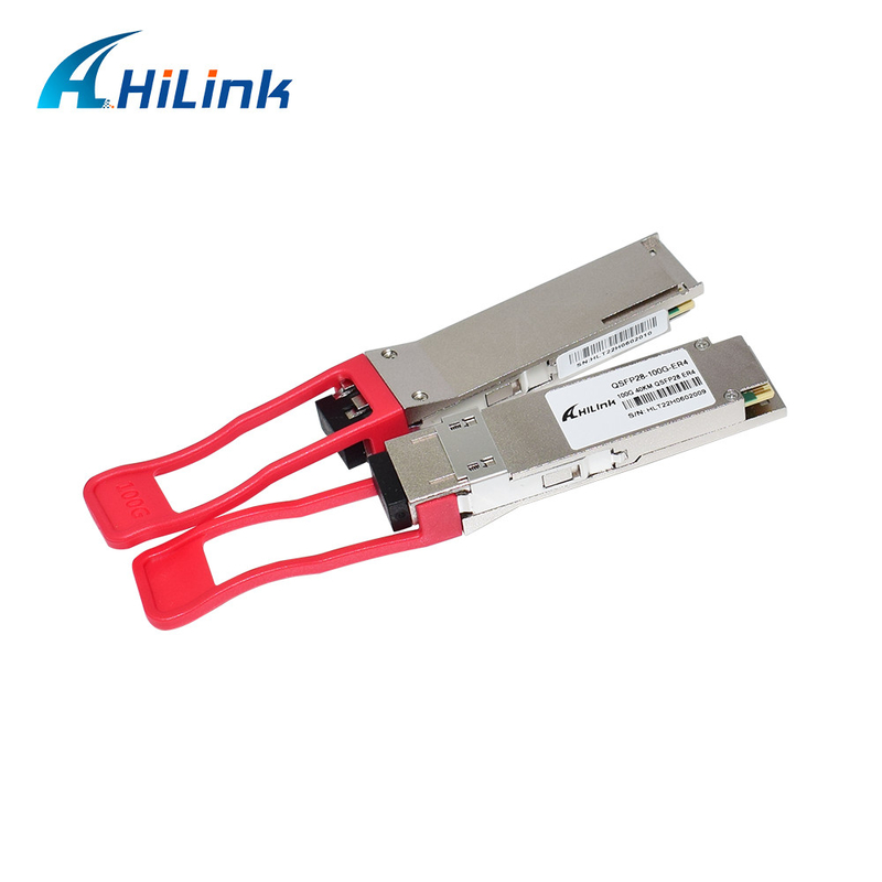 Optische Transceiver-Module QSFP28 100G SMF Doppel-LC ER4 40KM EML+APD mit FEC