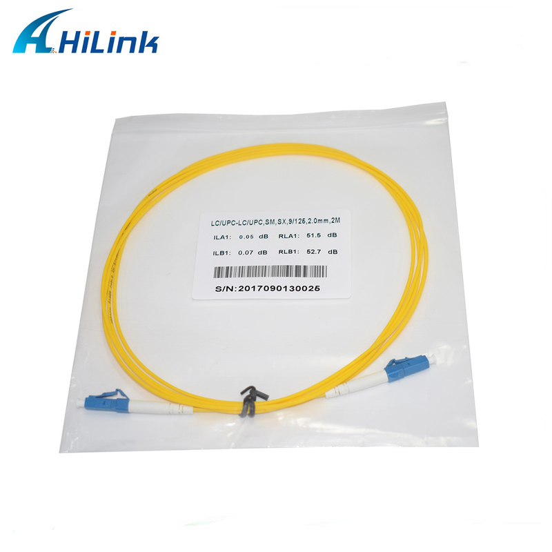 3-jährige Garantie Hilink-Verbindungskabel OS2 Inspektion LC/UPC - LC-/UPCsimplexbetrieb 9/125 3.0MM 0.5m-5m LSZH