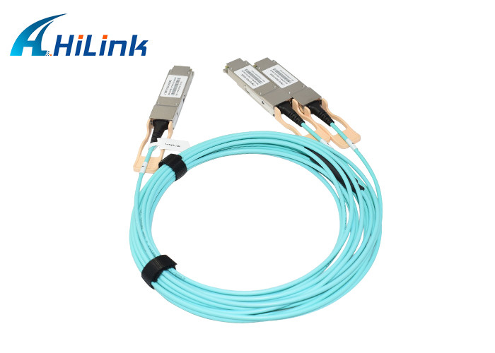 Optisches aktives Kabel 200G QSFP56 QSFP AOC 2 zum Ethernet-Kabel X QSFP28 AOC