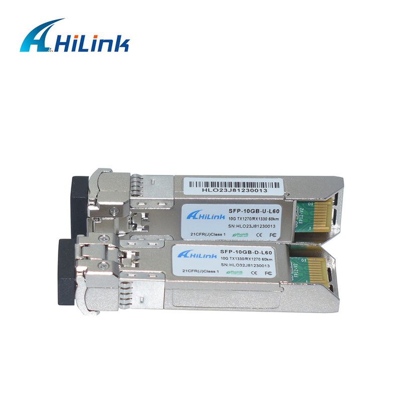 Transceiver-Modul BIDI 60KM SFP+ 10G-ER4-60KM SMF 1270nm/1330nm 10G 60KM SFP+