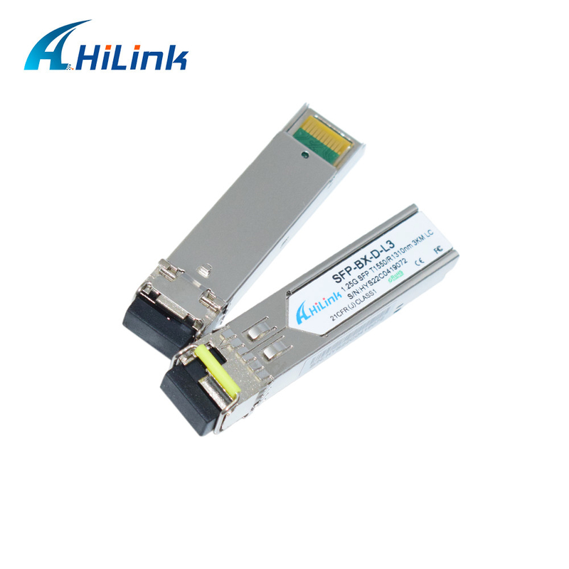 1000BASE 1.25G Verdrahtungshandbuchs BIDI SFP+ Verbindungsstück 1310nm des Transceiver-Modul-3KM/1550nm 3KM Inspektion DOM