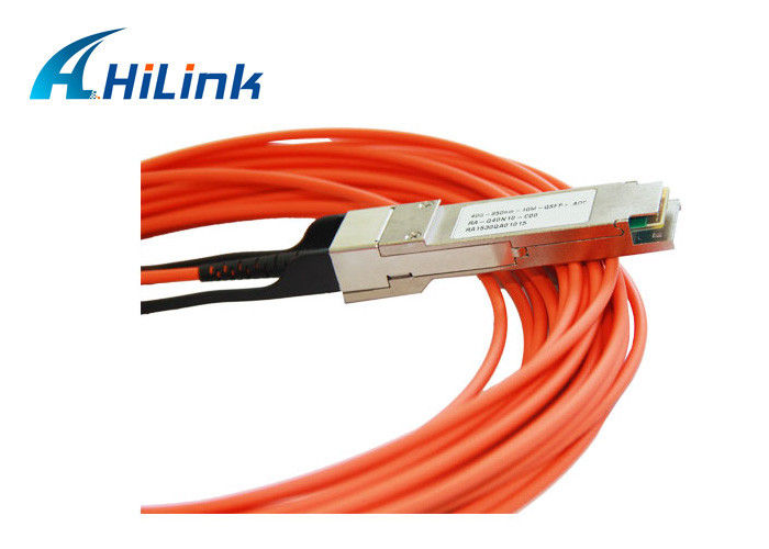 10M Active Optical QSFP Leistungsaufnahme der QSFP-Kabel-Multimodefaser-zur aktiven Lichtleiterkabel-geringen Energie