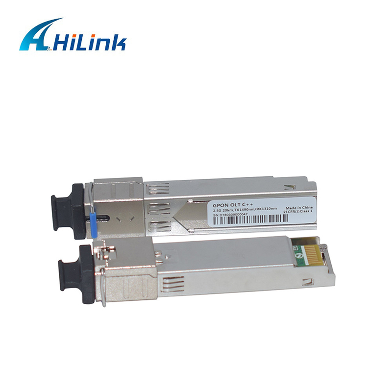 Transceiver-Modul C++ 7dB Tx1490nm 2.5G Rx1310nm 1.25G Hilink GPON SFP Sc/UPC