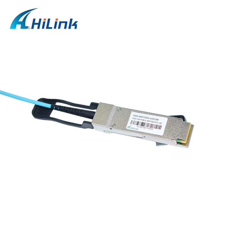 100Gb/S QSFP28 bis 4x SFP28 aktive optische Kabel 100G bis 4x25G AOC 850nm OM3 OM4