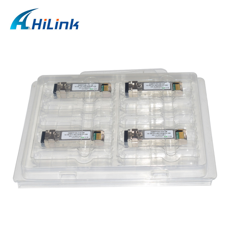 Duplex-LC-SMF-Transceiver-Modul 10G DWDM SFP+ C17-C61 100 km DOM für die Übertragung