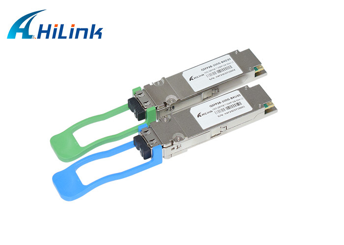 100Gb/s QSFP28 ER 30KM BIDI einzelner optischer Transceiver QSFP28-100G-BXU30/QSFP28-100G-BXD30 Lambdas