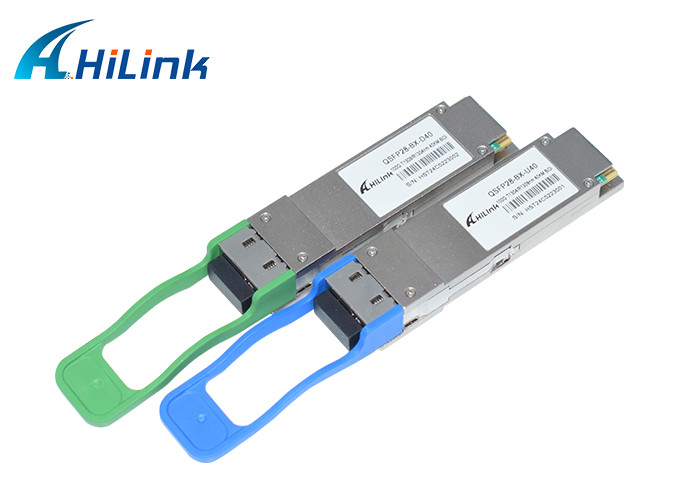 QSFP28-BX-D40 100G QSFP28 40KM 1304/1309nm BIDI-Optischer Transceiver EML+APD SFP-Transceiver