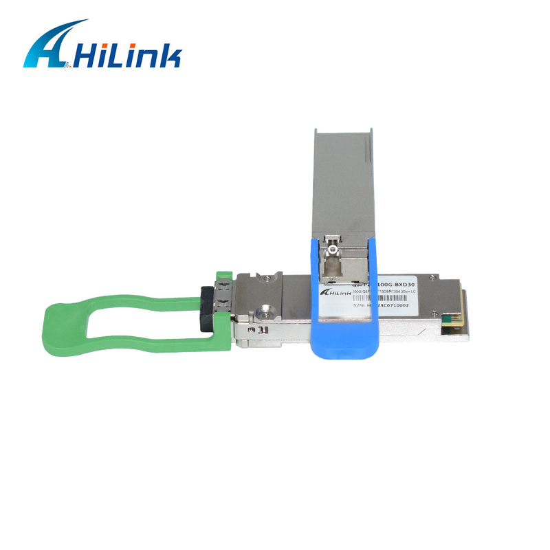 100G BASE BiDi 1304.58nm-TX/1309.14nm-RX 30km DOM Simplex LC/UPC SMF Optical Transceiver Modul