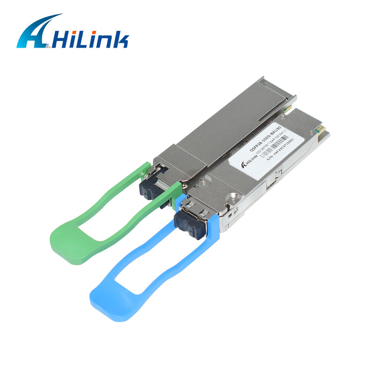 100G BASE BiDi 1304.58nm-TX/1309.14nm-RX 30km DOM Simplex LC/UPC SMF Optical Transceiver Modul