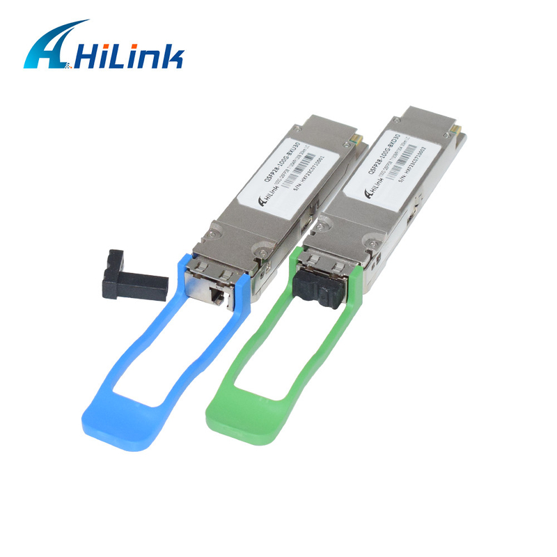 100GBASE-ER BIDI 40KM Simplex LC 1304/1309nm EML+APD QSFP28-BX-D40 Empfänger