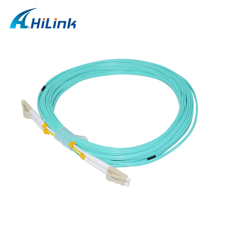 PVC 1-5M Glasfaserkabel-Sprungkabel LC/UPC-LC/UPC OM3 OM4 Duplex 2.0/3.0mm