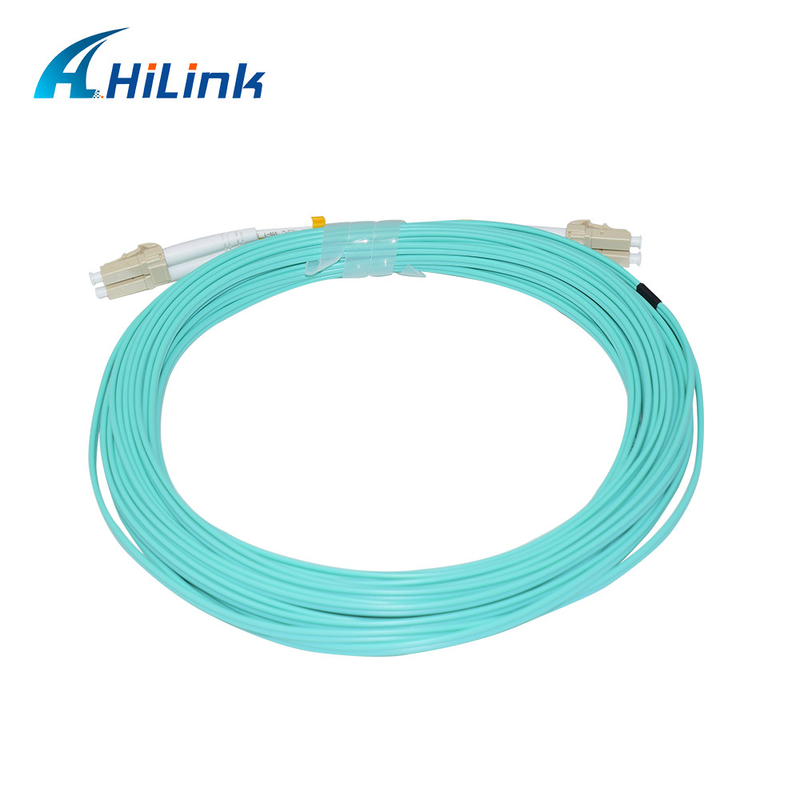 PVC 1-5M Glasfaserkabel-Sprungkabel LC/UPC-LC/UPC OM3 OM4 Duplex 2.0/3.0mm