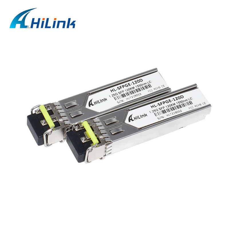 120 km Abstand SFP-Modul mit kommerziellem Betriebstemperaturbereich von 0 °C bis 70 °C