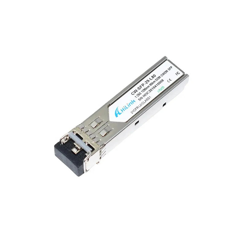 1000BASE-ZX Duplex LC 1.25G 1290nm 80km DOM CWDM SFP Einzelmodus-Empfängermodul