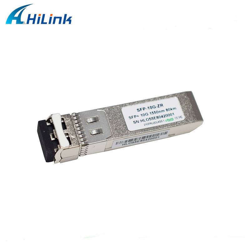 80 km Entfernung SFP 10G SMF 1550nm ZR Duplex LC DDM-Optikmodul mit EML-Sender