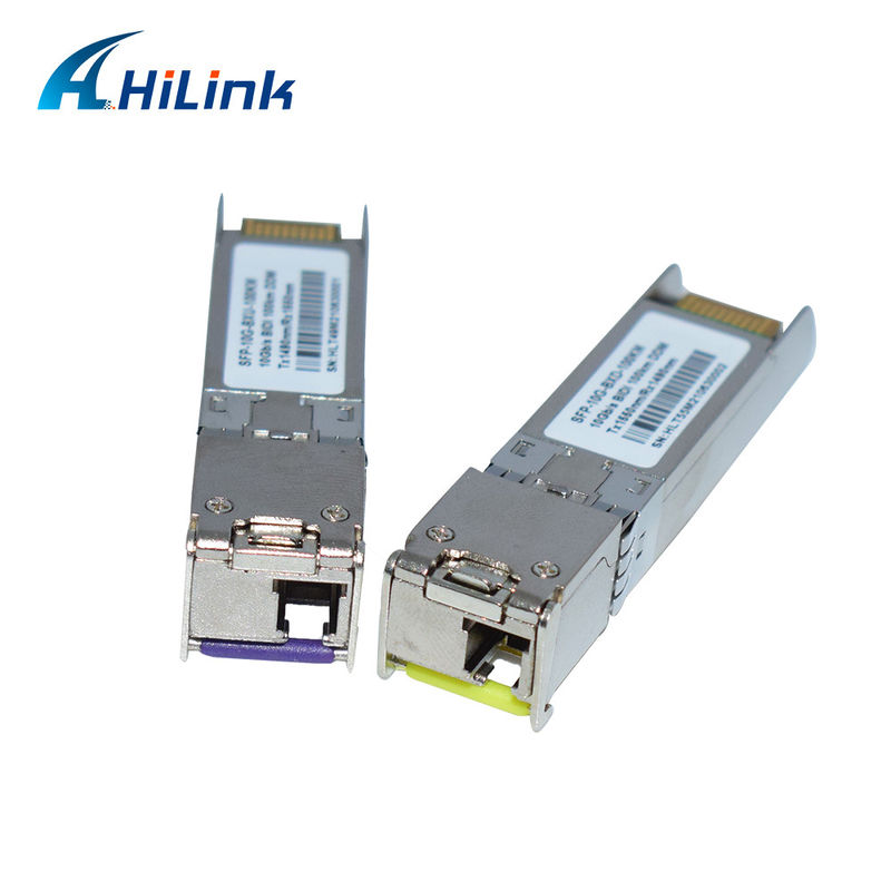 10G SFP+ BIDI 100KM Tx1490nm/Rx1550nm LC Glasfasertransceiver SFP-10G-BX-100KM