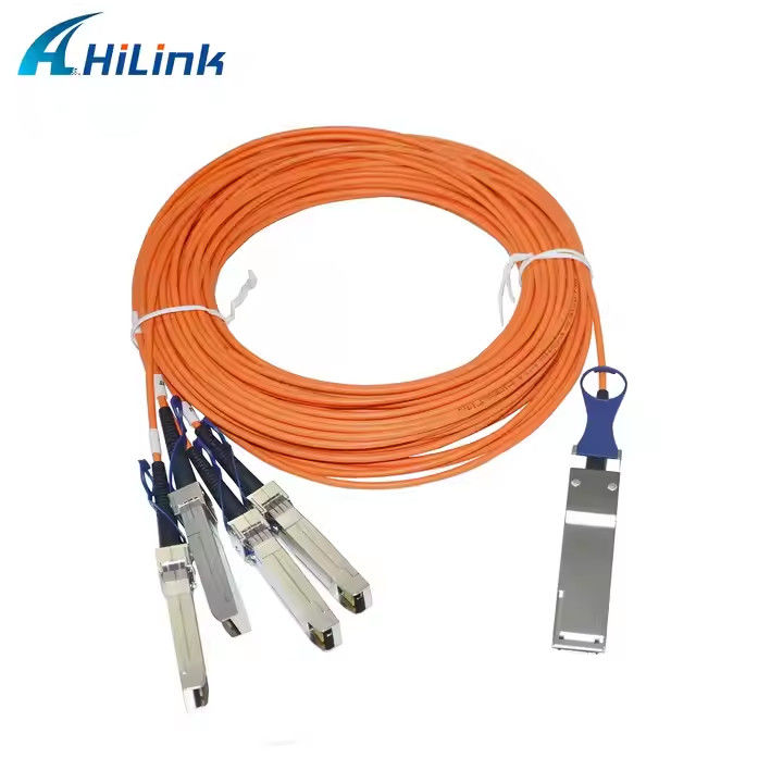 40G QSFP+ 4XSFP AOC-Kabel MMF 1M-5M QSFP bis 4-SFP+ aktive optische Kabel