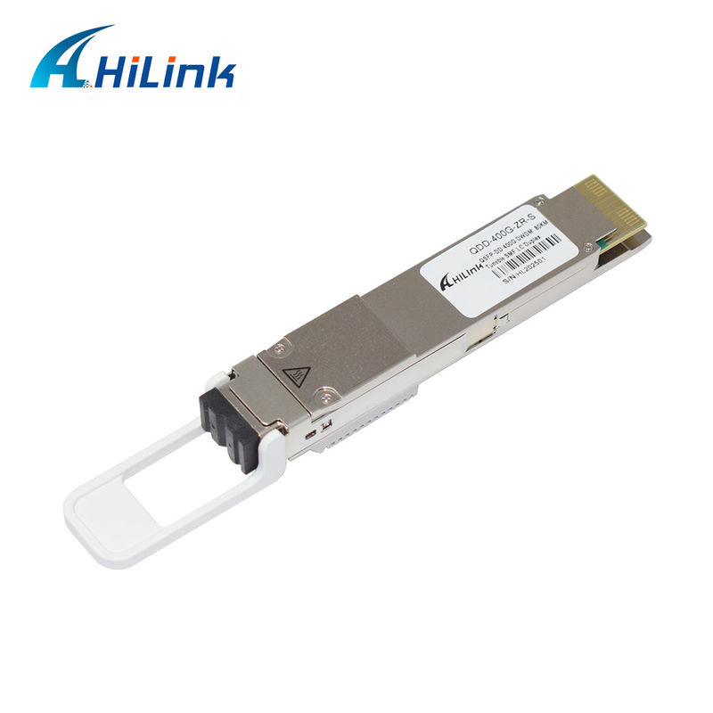 QSFP DD 400GBASE DWDM ZR 80KM Transceiver Modul QDD-400G-ZR-S DWDM Tunable SMF LC DOM