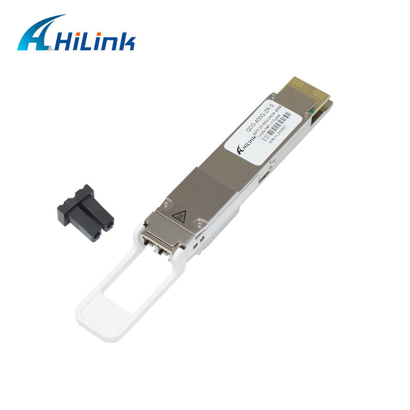 QSFP DD 400GBASE DWDM ZR 80KM Transceiver Modul QDD-400G-ZR-S DWDM Tunable SMF LC DOM