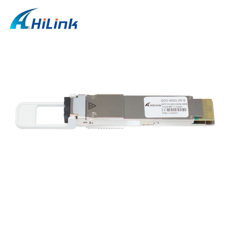 QSFP DD 400GBASE DWDM ZR 80KM Transceiver Modul QDD-400G-ZR-S DWDM Tunable SMF LC DOM