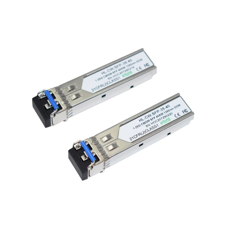 Hilink 1.25G CWDM SFP Glasfaser-Transceiver, 1350nm, 40km für Rechenzentren