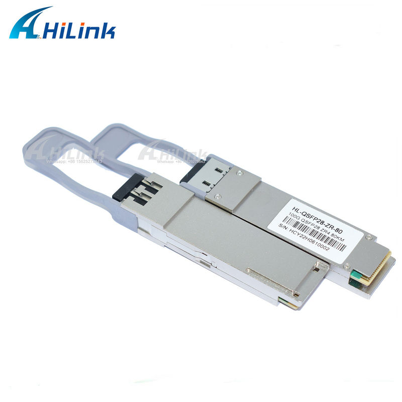 LC-Steckverbinder SOA-Pin-Glasfaser-Transceiver, gutes Kommunikations-Netzwerkprodukt QSFP28 ZR4 80KM LWDM4 1295-1304NM