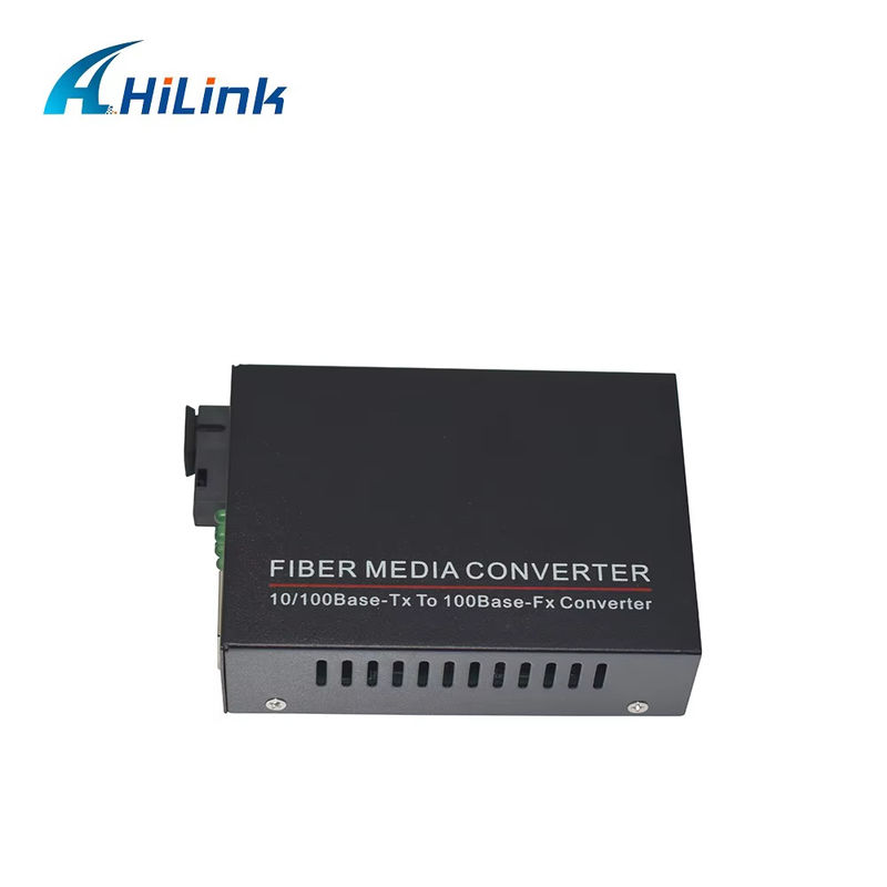 BIDI-WDM-Einzelfaser-Medienwandler 10/100M 1310/1550nm 20km SFP-Optische Ausrüstung