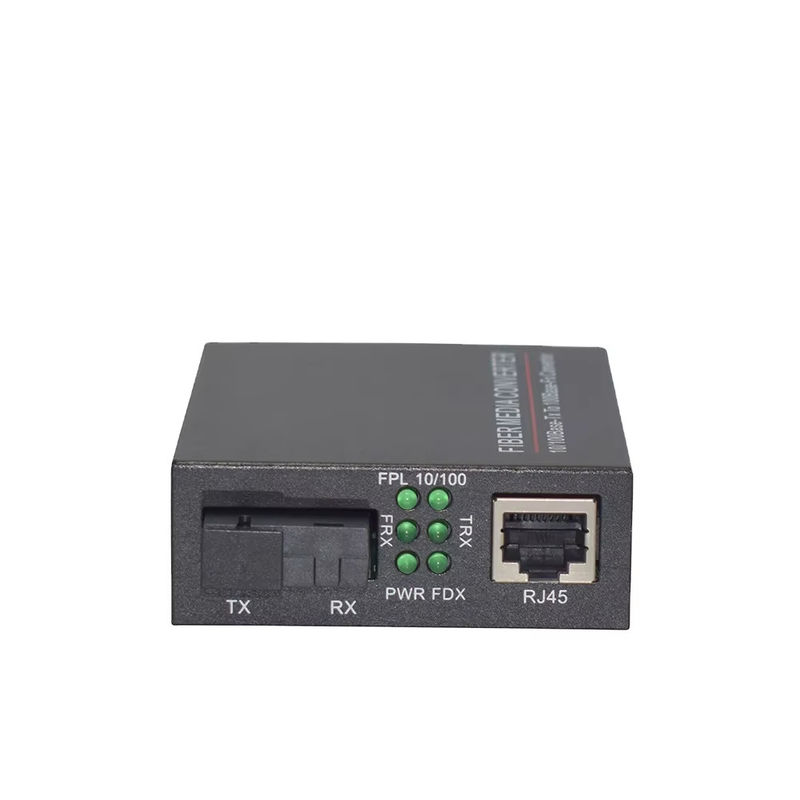 BIDI-WDM-Einzelfaser-Medienwandler 10/100M 1310/1550nm 20km SFP-Optische Ausrüstung