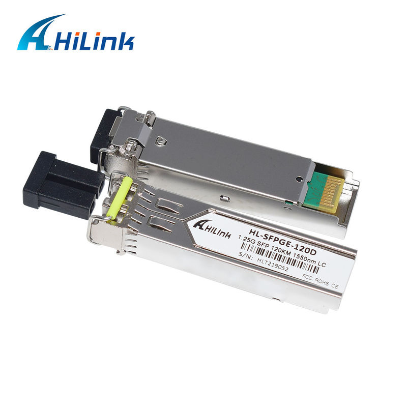 HL-SFPGE-120D HILINK 1,25G SFP Transceiver 1550nm LC-Anschluss DDM GBIC Modul für große Entfernungen (120 km Reichweite) und stabile Leistung