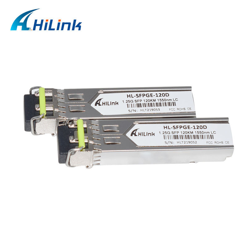 HL-SFPGE-120D HILINK 1,25G SFP Transceiver 1550nm LC-Anschluss DDM GBIC Modul für große Entfernungen (120 km Reichweite) und stabile Leistung