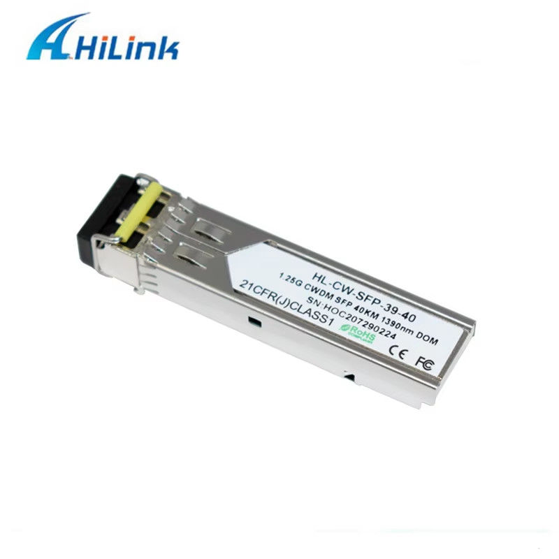 China Factory 1000Base 1.25G SFP Dual LC Connector CWDM 40KM LC 1270-1610nm Optical Transceiver Glasfaserausrüstung