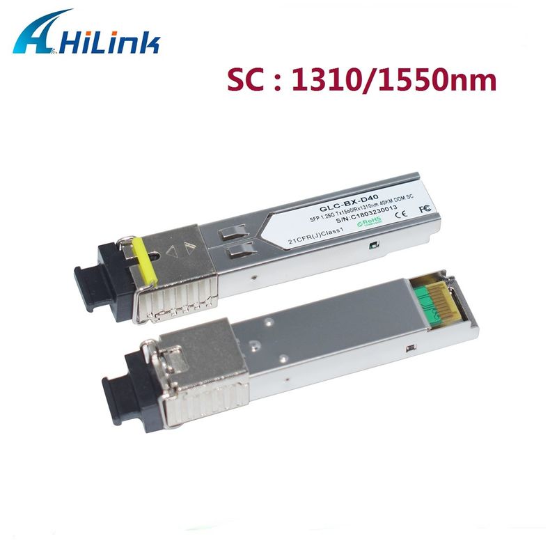 Hilink 1.25G SFP BIDI 40KM 1310/1490 ((1550nm) LC/SC Stecker Glasfasermodul