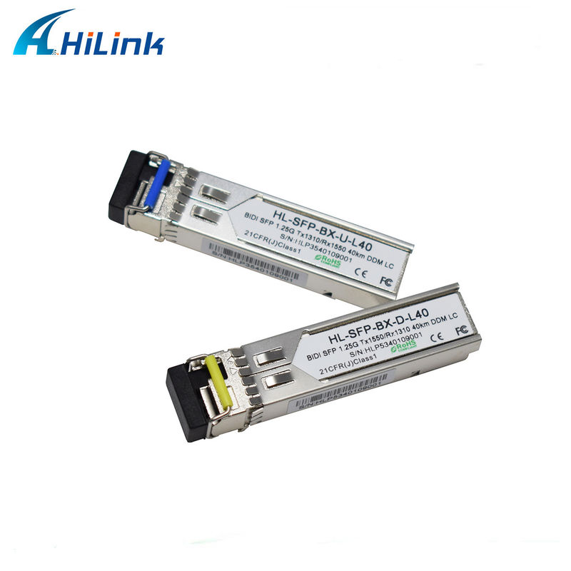 Hilink 1.25G SFP BIDI 40KM 1310/1490 ((1550nm) LC/SC Stecker Glasfasermodul