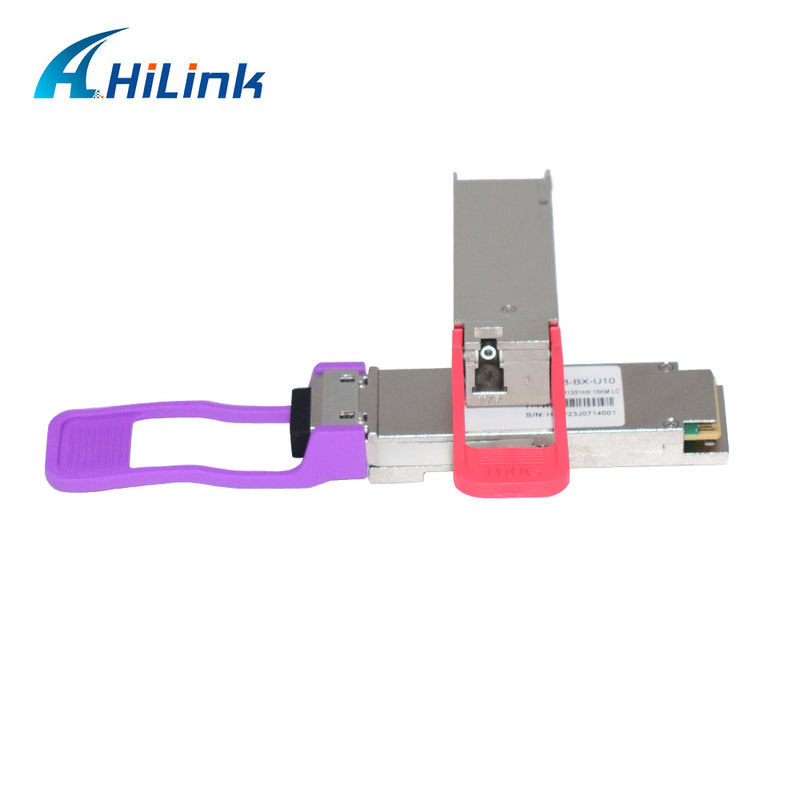 100 GB/s QSFP28 LR BIDI Single Lambda Optical Transceiver 1271nm 1331nm SMF Single LC -Anschluss 10 km DOM