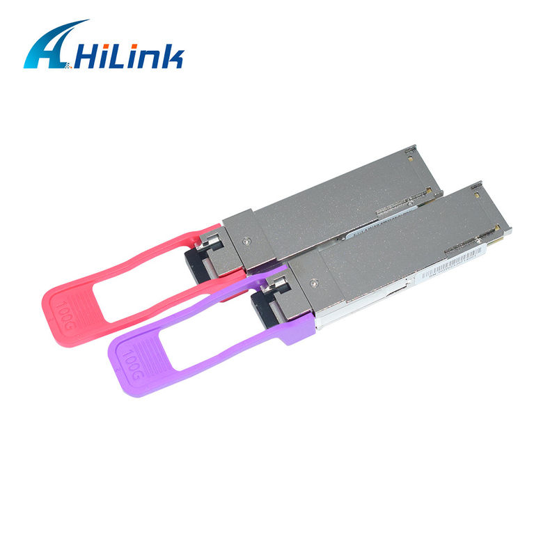 100 GB/s QSFP28 LR BIDI Single Lambda Optical Transceiver 1271nm 1331nm SMF Single LC -Anschluss 10 km DOM