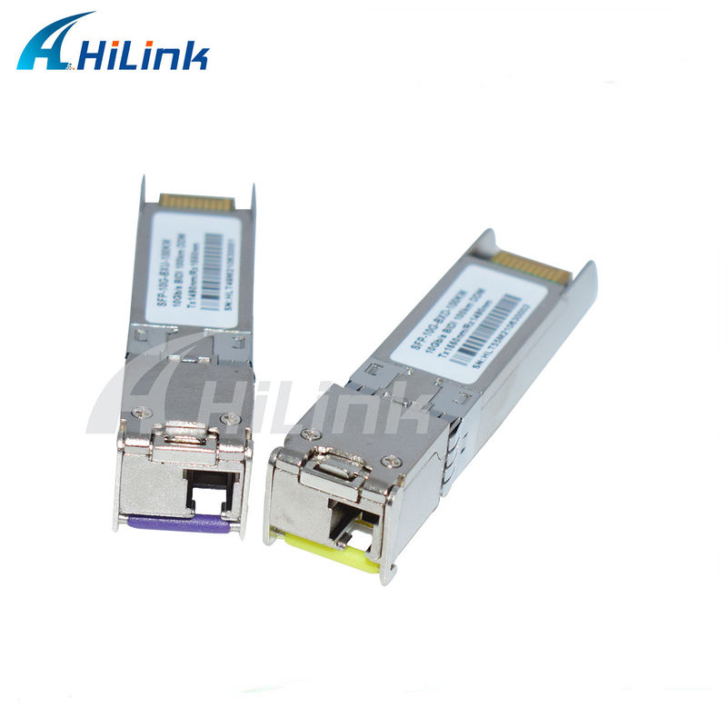 10G SFP BIDI Transceiver Modul 3- 100KM Reichweite 1490/1550NM EML APD für schnelle Fernnetzwerke