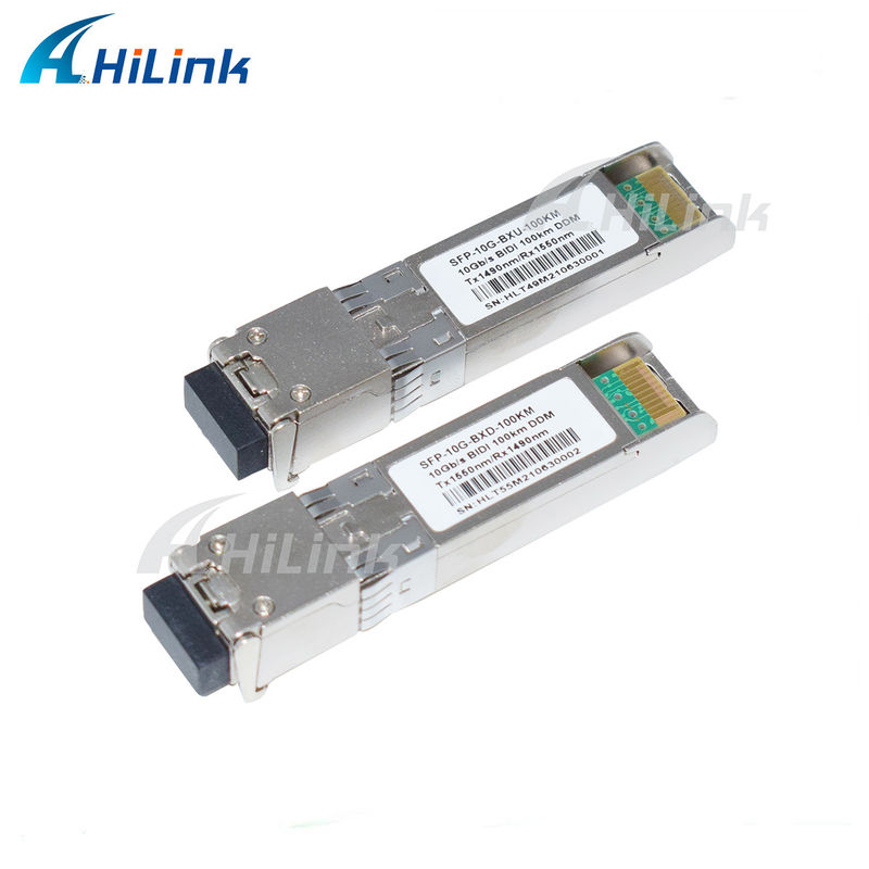 10G SFP BIDI Transceiver Modul 3- 100KM Reichweite 1490/1550NM EML APD für schnelle Fernnetzwerke