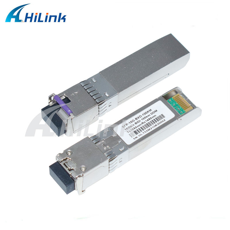 10G SFP BIDI Transceiver Modul 3- 100KM Reichweite 1490/1550NM EML APD für schnelle Fernnetzwerke