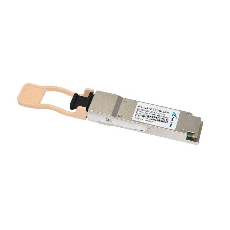 Neue Trendy 200G Basis QSFP56 SR4 850NM 100M Reichweite MultiMode MPO-Konnektor Glasfasermodul