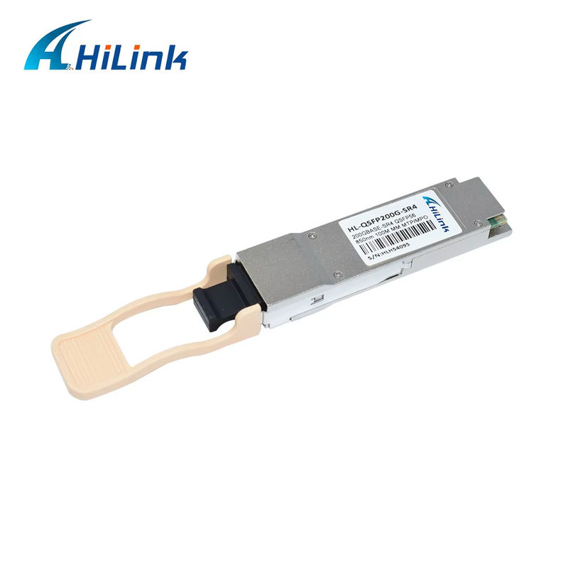 Neue Trendy 200G Basis QSFP56 SR4 850NM 100M Reichweite MultiMode MPO-Konnektor Glasfasermodul