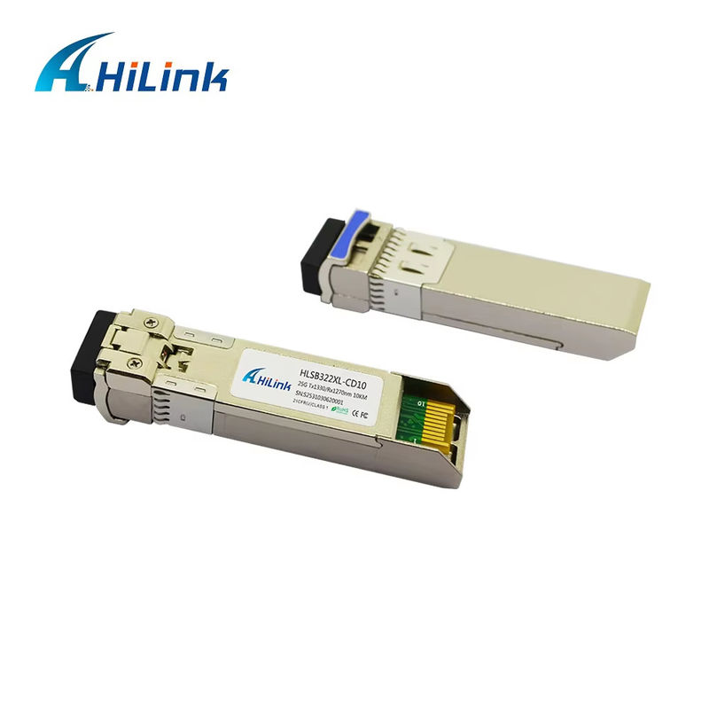 25G SFP28 BIDI-Optikmodul Faseranschluss LC 0 bis 70C 3km/10km/40km/60km