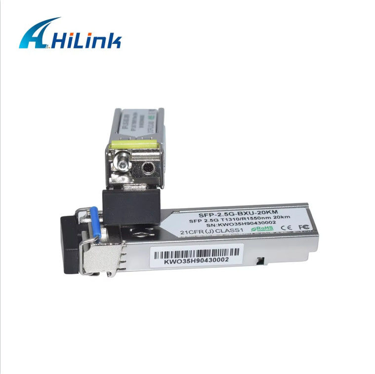 Hilink 2.5G Base BIDI 20KM WDM 1310NM/1550NM LC-Steckverbinder SFP-Modul