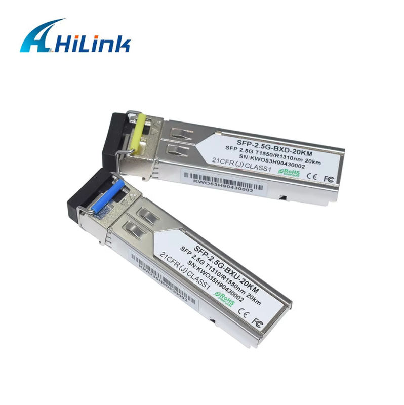 Hilink 2.5G Base BIDI 20KM WDM 1310NM/1550NM LC-Steckverbinder SFP-Modul