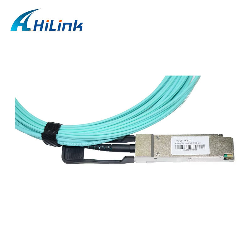 40G QSFP+ bis 8xLC AOC 3M Breakout Active Optical Cable für sehr kurze Entfernungen