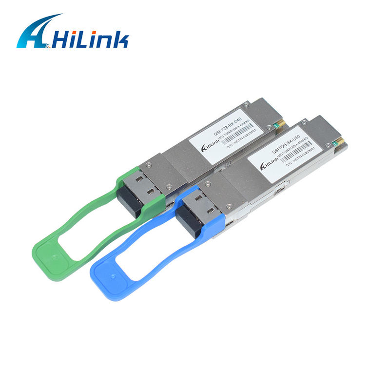 100G QSFP28 BIDI Optiktransceiver 40KM 100G-ER1-40 MSA EML Laser APD Empfänger 1309.14nm/1304.58nm