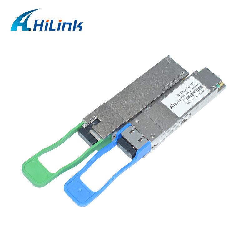 100G QSFP28 BIDI Optiktransceiver 40KM 100G-ER1-40 MSA EML Laser APD Empfänger 1309.14nm/1304.58nm